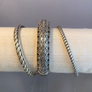 3 round Brighton bangles